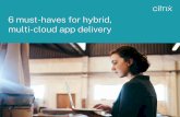 6 must-haves for hybrid, multi-cloud app delivery