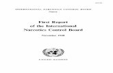 First Report of the International Narcotics Control Board