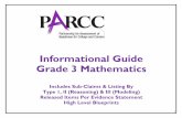 Informational Guide Grade 3 Mathematics