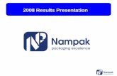 2008 Results Presentation - Nampak