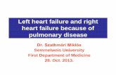 Left heart failure and right heart failure because of ...