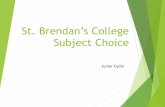 St. Brendan’s College Subject Choice