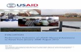 Performance Evaluation of USAID Electoral Assistance to ...