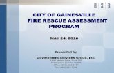 CITY OF GAINESVILLE FIRE RESCUE ASSESSMENT PROGRAM