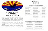 EAA April Newsletter