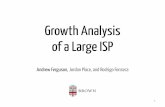 Growth Analysis of a Large ISP - Brown University