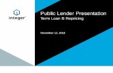 Public Lender Presentation