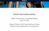 Fairfax Connector Electric Bus Implementation