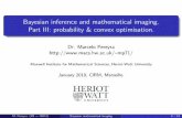 Bayesian inference and mathematical imaging. Part III ...