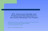RTI, Classroom Quality and Professional Development in One ...
