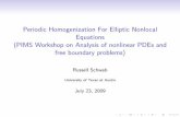 Periodic Homogenization For Elliptic Nonlocal Equations ...