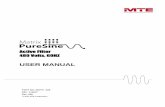 INSTR-028 Rel 110817 Rev 006 Matrix PureSine User Manual