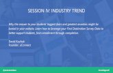 SESSION IV: INDUSTRY TREND