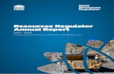 Resources Regulator Annual Report