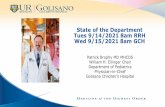 State of the Department Tues 9/14/2021 8am RRH Wed 9/15 ...