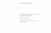 Annual Financial Statements of Volkswagen AG as at 31.12.200 9