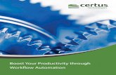 Boost Your Productivity through Workflow Automation