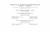 Taleem & Tarbiyyat Workbook 2017 2019