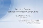 Lecture Course Service-Oriented Computing 3. Basics: XML