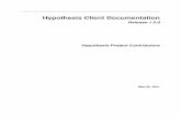 Hypothesis Client Documentation