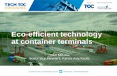 Eco-efficient technology at container terminals