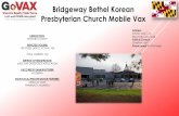Bridgeway Bethel Korean Presbyterian Church Mobile Vax