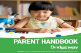 PARENT HANDBOOK - Bridgeway