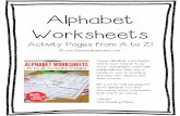 Alphabet Worksheets - This Reading Mama