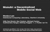 Musubi: a Decentralized Mobile Social Web