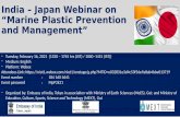 India – Japan Webinar on “Marine Plastic Prevention and ...