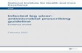 Infected leg ulcer: antimicrobial prescribing guideline