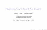 Polyominoes, Gray Codes, and Venn Diagrams