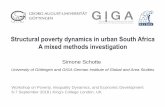 Structural poverty dynamics in urban South Africa A mixed ...