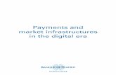 Payments and market infrastructures in the digital era