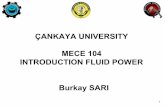ÇANKAYA UNIVERSITY MECE 104 INTRODUCTION FLUID POWER ...