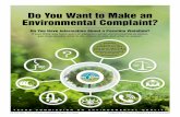 Do You Want to Make an Environmental Complaint? (GI-278)