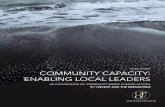 CASE STUDY COMMUNITY CAPACITY: ENABLING LOCAL LEADERS