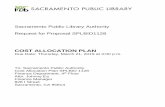 COST ALLOCATION PLAN - Sacramento Public Library