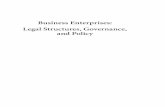 Business Enterprises: Legal Structures, Governance, and Policy