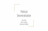 Decentralization Political