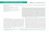 Involvement of Inflammation in Venous Thromboembolic Disease