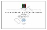 JUNIOR SECONDARY SCHOOL SOCIAL STUDIES