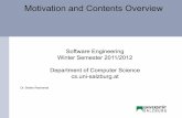 Motivation and Contents Overview