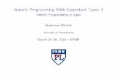 Generic Programming With Dependent Types: I - Generic ...