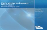 Public Meeting on Proposed Wynn Casino - Boston