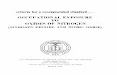 OCCUPATIONAL EXPOSURE TO OXIDES OF NITROGEN