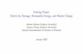 Packing Power: Electricity Storage, Renewable Energy, and ...