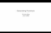 Generating Functions - people.math.ethz.ch