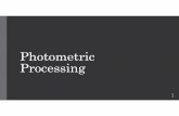 Photometric Processing