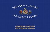 Judicial Council Annual Report 2019 - mdcourts.gov